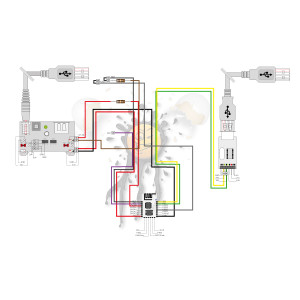 ESP-12F Anschlussbelegung ohne I/O Adapter