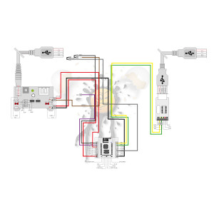 ESP-12F schematische Anschlussbelegung