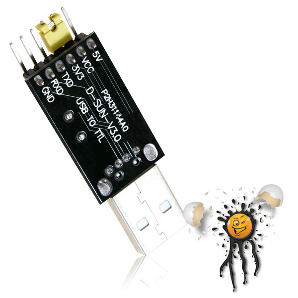 CH 340 USB TTL Converter