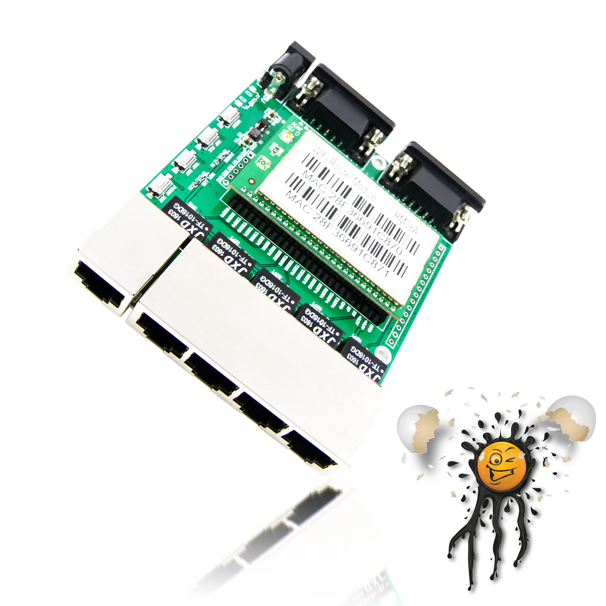 IoT openwrt 5 ethernet port routerboard