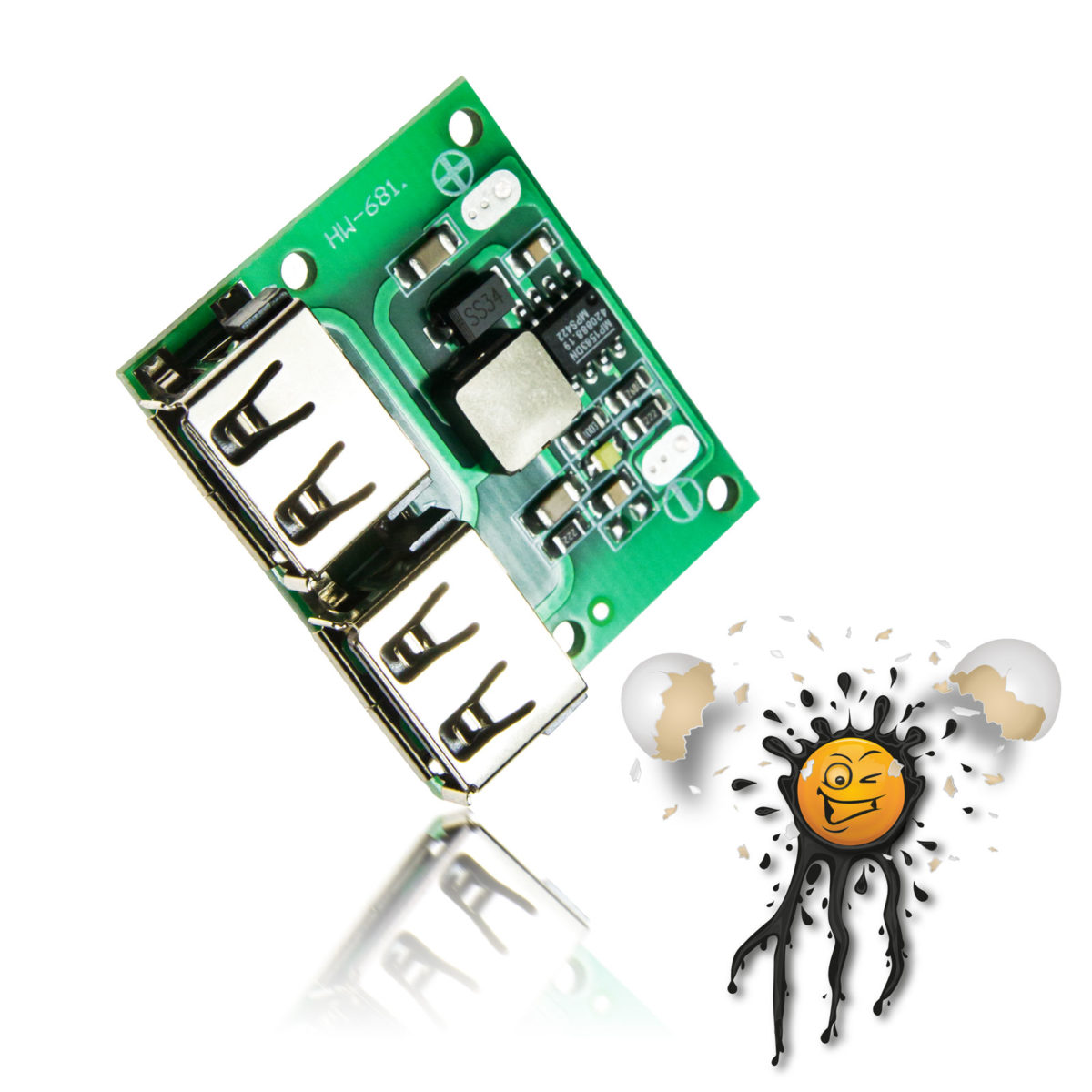 5V USB Spannungswandler dual – IoT powered by