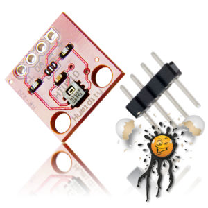 Luftfeuchtigkeit- Temperatur- Sensor HTU21D mit Pinleiste