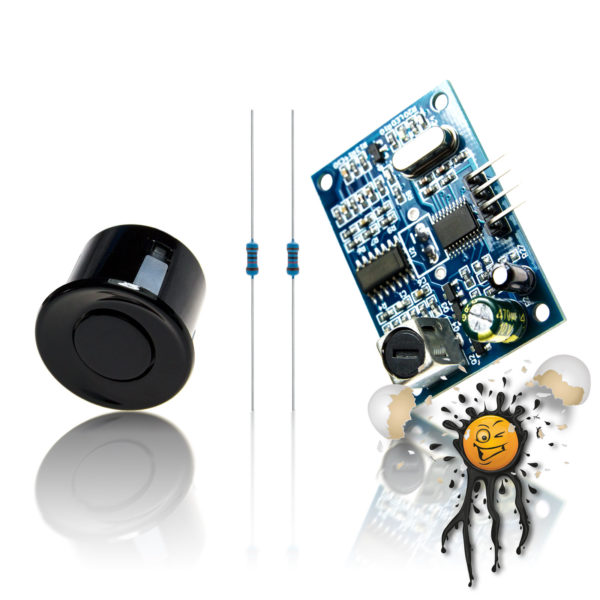 JSN-SR04T Ver. 2 TTL Ultraschallsensor Set wasserdicht