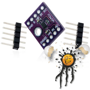TXS0102 I2C Voltage Level Converter Module Board incl. Pinheader