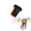 Potentiometer adjust knob orange