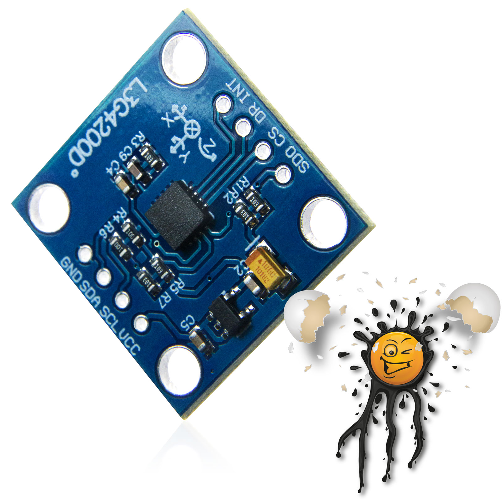 accelerometer SPI I2C sensor module