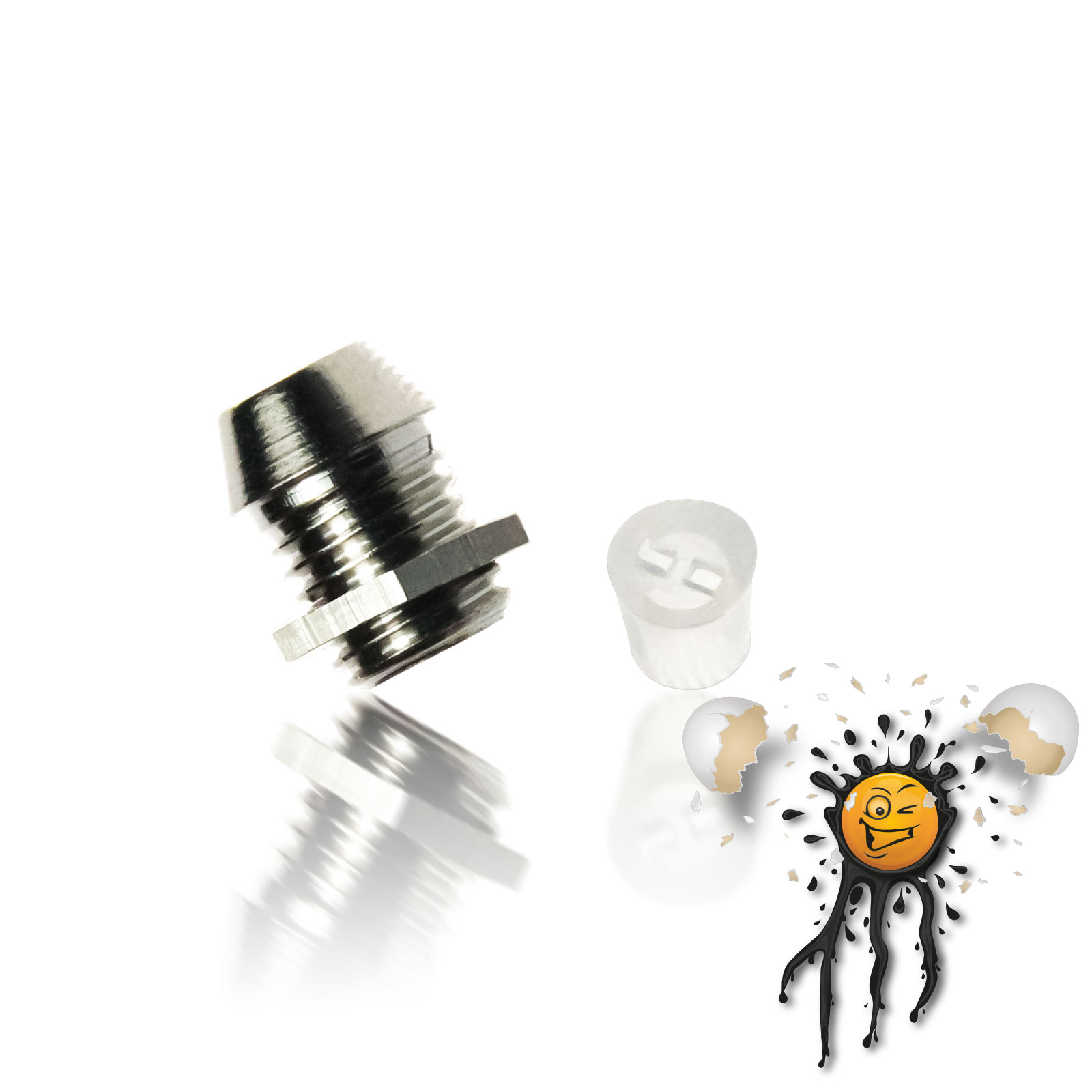 3mm Metal LED Holder incl. Insulator