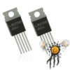 2 pcs. LM2596-ADJ variabel TO-220 Voltage Regulator IC
