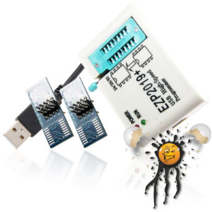 EZP2019+ SPI Programmer Downloader incl. USB Wire 2 pcs. SOP Adapter