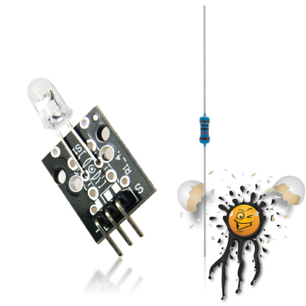KY-005 IR Transmitter Module Set incl. Resistor