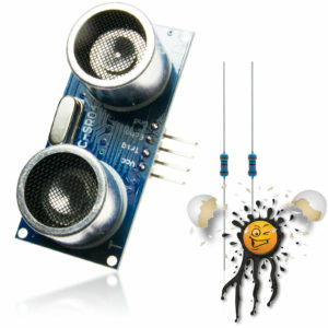 HC-SR04 Ultrasonic Sensor Set 3.3V 3-items