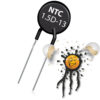 2 pcs. NTC Thermistor 1.5D-13