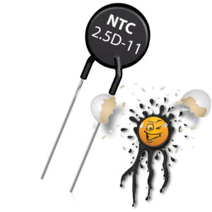 2 pcs. NTC Thermistor 2.5D-11