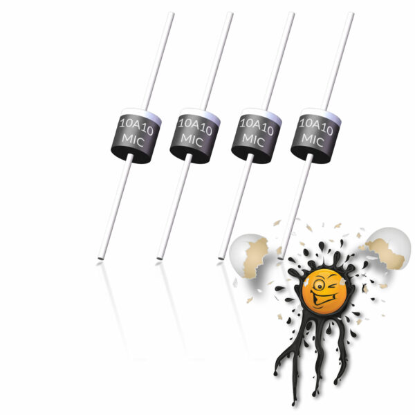 4 x R-6 Schottky PHOTOVOLTAIC SOLAR Axial Recitifier Diode 6A10/6A 10A10/10A 20A10/20A 1000V – Bild 3