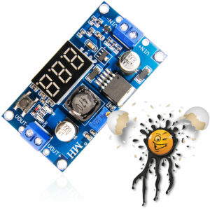 LM2596 Step Down Voltage Converter Module with display
