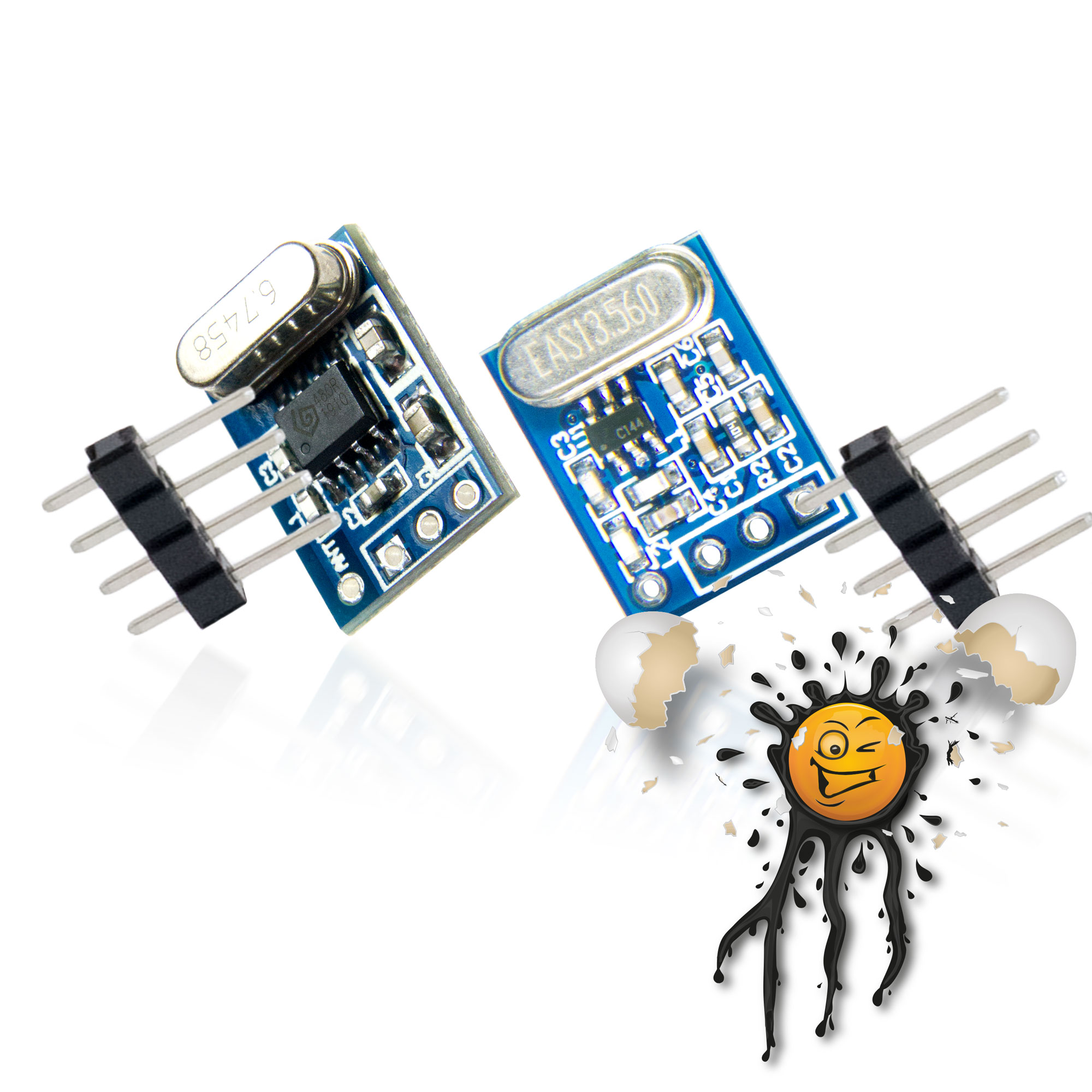 433MHz. ASK Funkmodul RF SYN115 SYN480R high performance… – IoT powered by  androegg.de