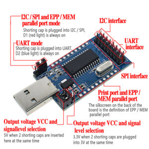 CH341 USB UART SPI I2C universal Programmer Debugger – IoT powered by ...