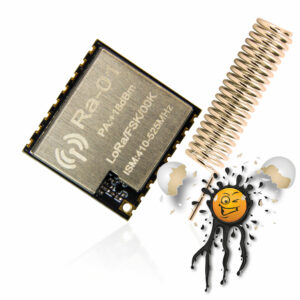 LoRa® ultra long distance RF SMD Module with spring antenna