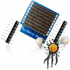 WeMos D1 8x8 LED Matrix Controller Module incl. Pinheader