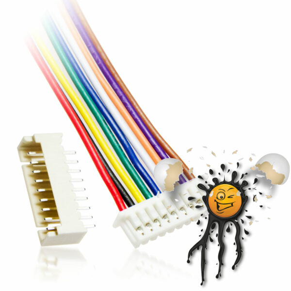 JST Adapterkabel 1.25mm Raster 10cm Buchse Stecksockel 2 bis 10 polig – Bild 4