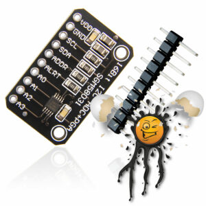 SGM58031 4 Channel 16-Bit I2C ADC PGA Module with Pins
