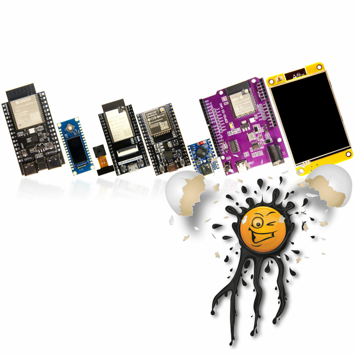 MCU Mikrocontroller – ESP32 MCU – IoT powered by androegg.de