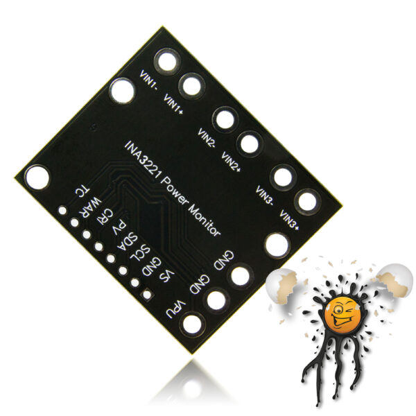 INA3221 3 channel DC Power Sensor Module Board