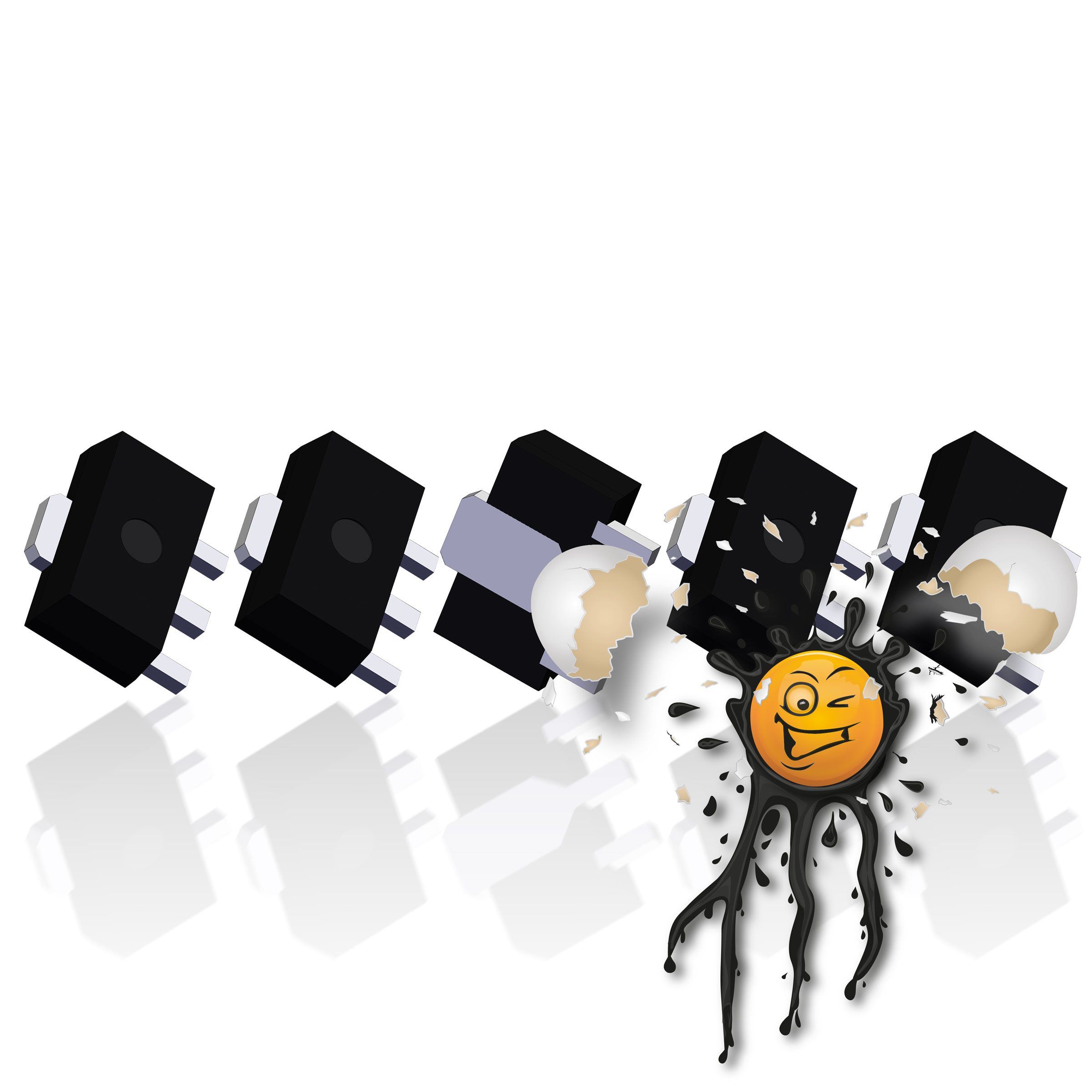 5 x AMC7135PKF Spannungsregler AMC7135 Current Regulator SOT89